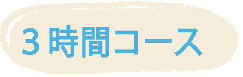 3時間コース